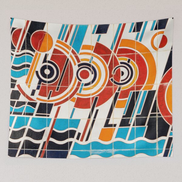 Item preview, Chic Geometrical Azulejos - a Modern Interpretation on Portuguese Tradition - Left designed and sold by Georgia Mizuleva.