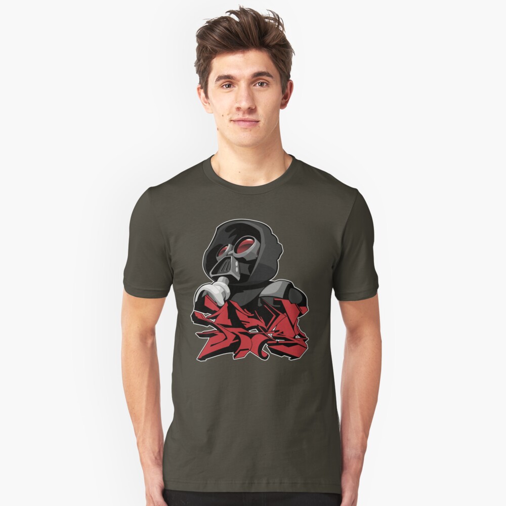Graffiti propaganda style Slim Fit T-Shirt