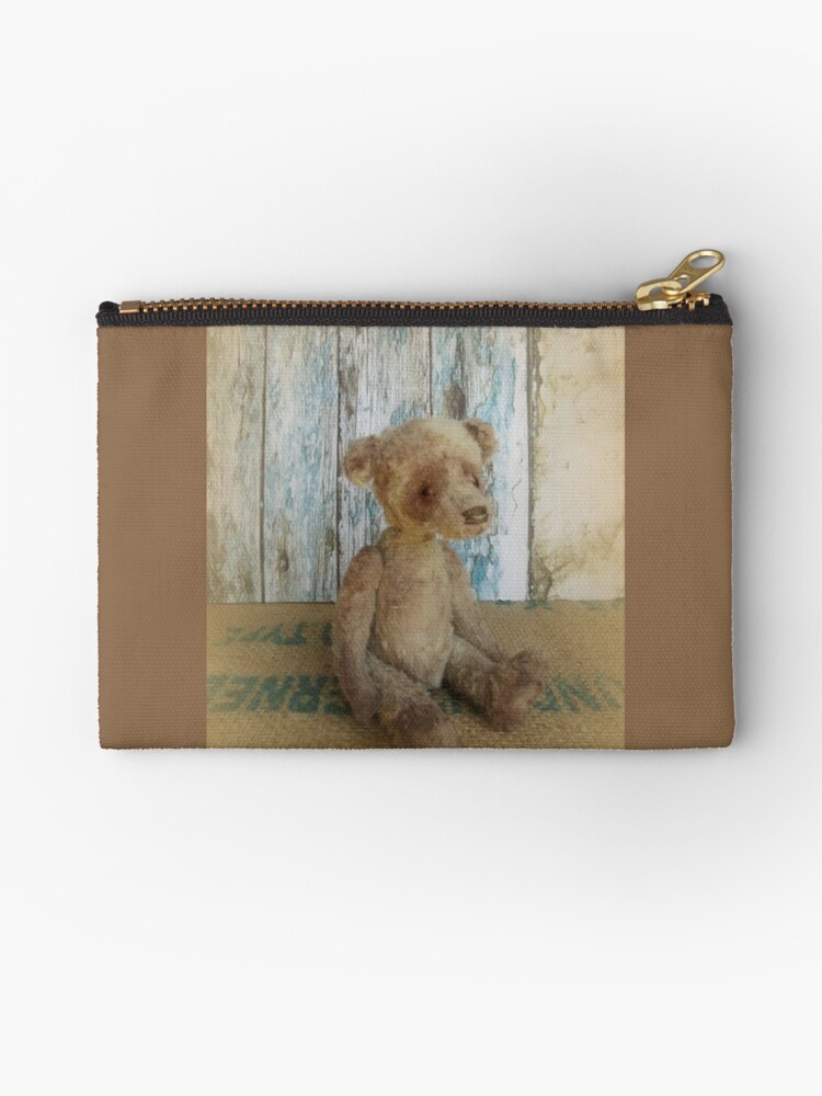 Handmade bears from Teddy Bear Orphans - Herbert, vintage bear | Zipper  Pouch