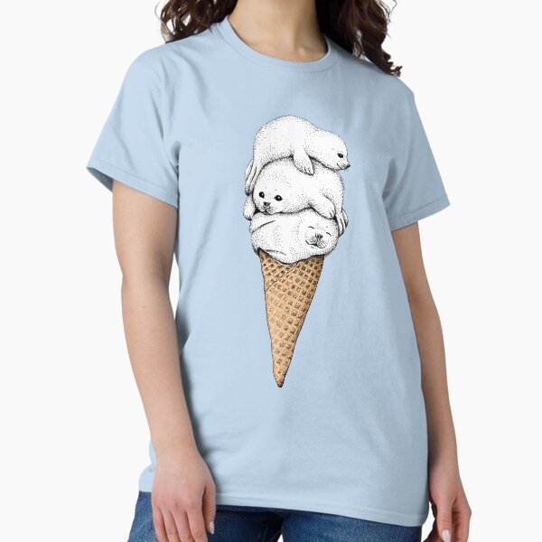 Item preview, Seal Ice Cream Cone designed and sold by HabbyArt.