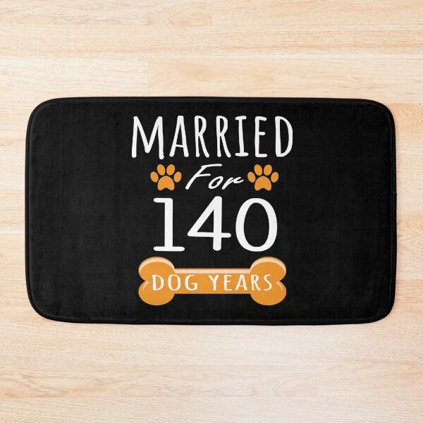 Item preview, 20th Anniversary Funny Married For 140 Dog Years Marriage design designed and sold by Grabitees.