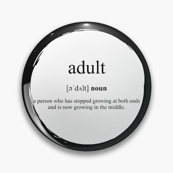 Item preview, Adult Definition | Dictionary Collection designed and sold by Designschmiede.