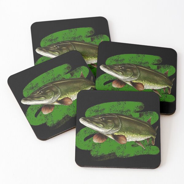 Item preview, Green pike designed and sold by InkFish Art.