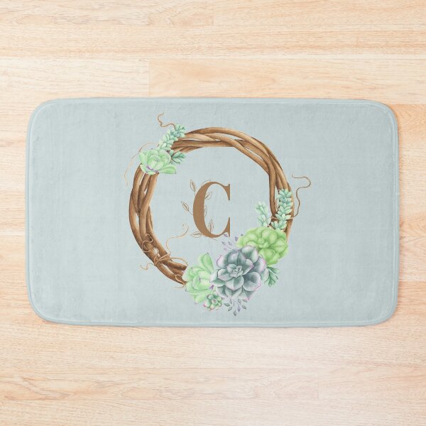Item preview, Succulents Woodland Monogram - C designed and sold by MysticMagpie.