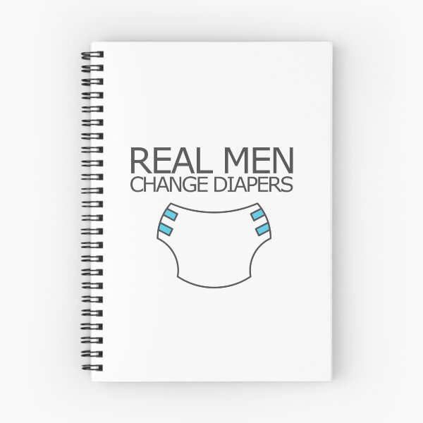 Item preview, Real men change diapers designed and sold by SheriffBear.