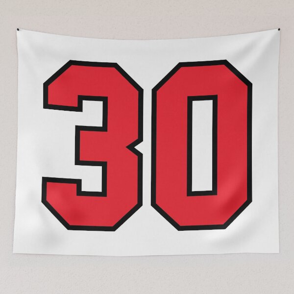 Item preview, 30 Sports Jersey Thirty Red Number Black designed and sold by infrontofyou.
