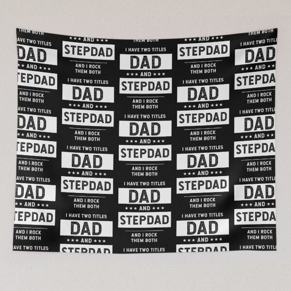 Item preview, Men I Have Two Titles Dad and Stepdad Father's Day Gift Funny designed and sold by DiogoCalheiros.