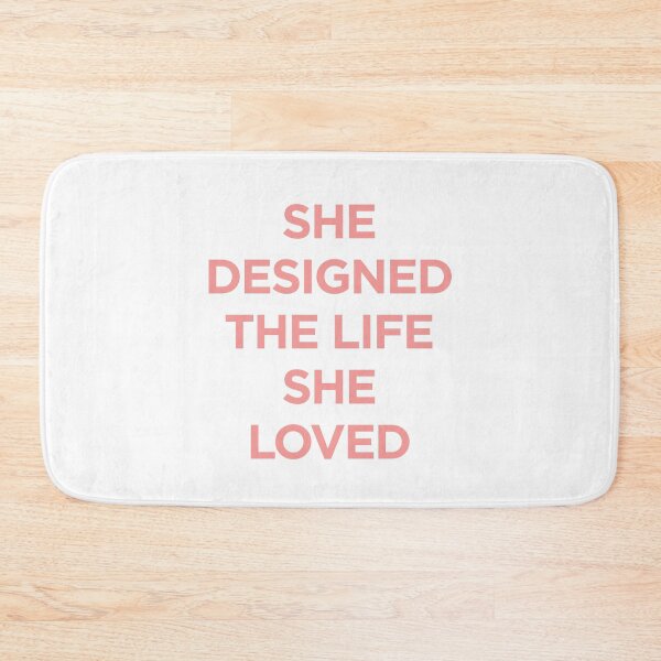 Item preview, She Designed the Life She Loved designed and sold by MotivatedType.