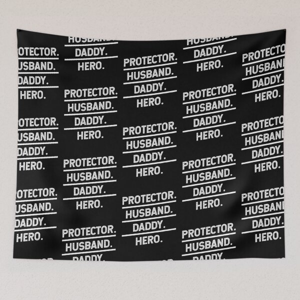 Item preview, Men Protector. Husband. Daddy. Hero Father's Day Gift Funny designed and sold by DiogoCalheiros.