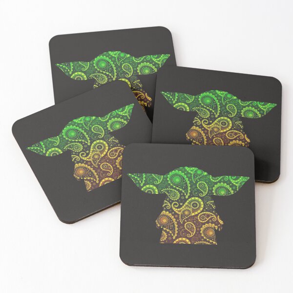 Item preview, Teardrop Mandala Silhouette - Alien Forest - Dark Background designed and sold by Wizzles Emporium.