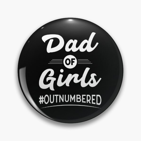Item preview, Men Dad of Girls Outnumbered Father's Day Gift Funny designed and sold by DiogoCalheiros.