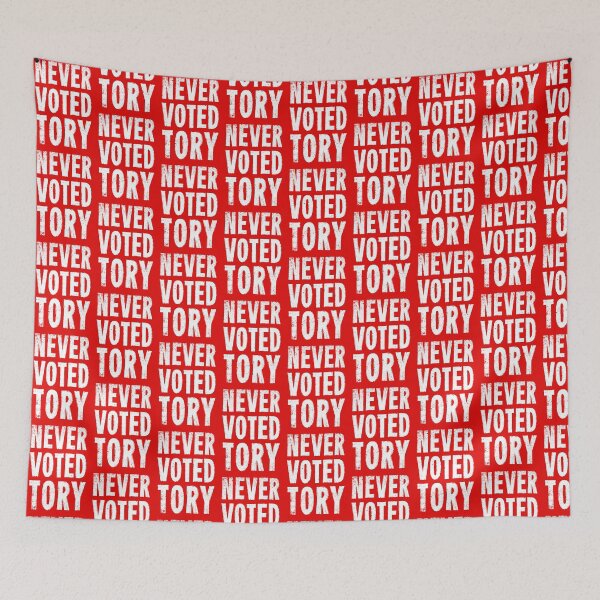 Item preview, Never Voted Tory designed and sold by Eat the Rich.