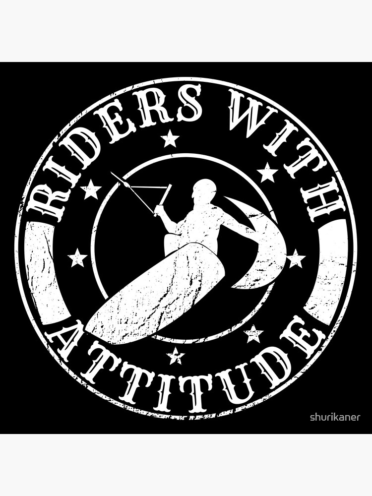 "Wakeboard Logo mit Spruch Wakeboarder" Untersetzer (4er Set) von