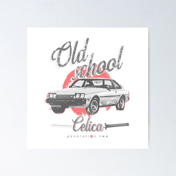 Item preview, Toyota Celica A40/A50 | Old school | classic car | JDM designed and sold by Svinil.