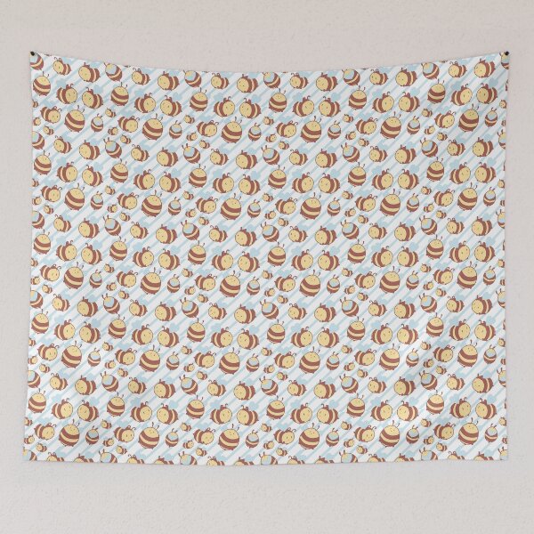 Item preview, Bumble Bee - Azul designed and sold by Comfy-Creations.