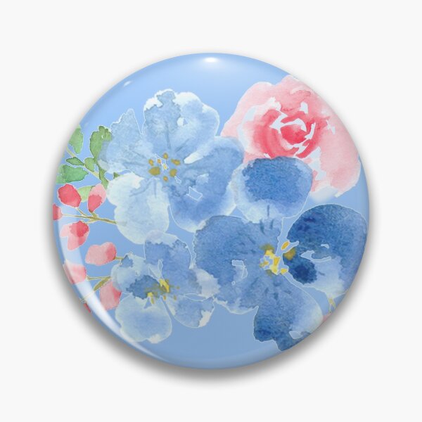 Cute watercolor bouquet Pin