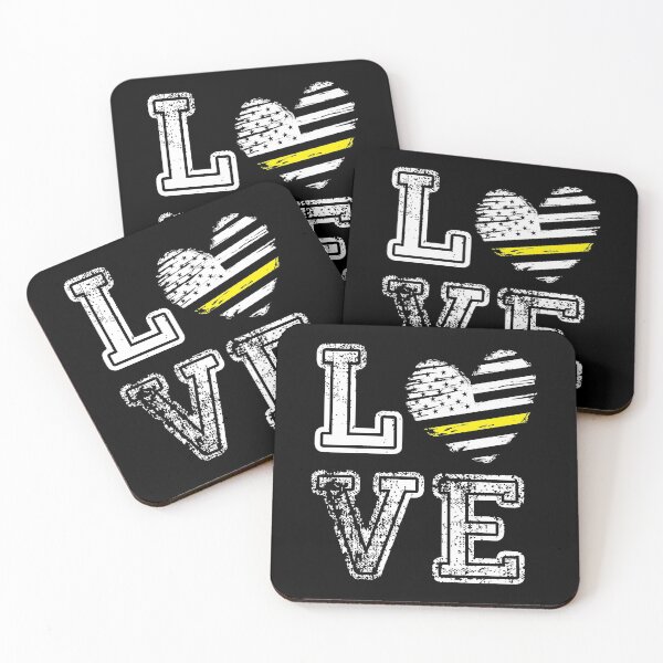 Item preview,  thin yellow line  flag  designed and sold by J AND J  PRINTS.