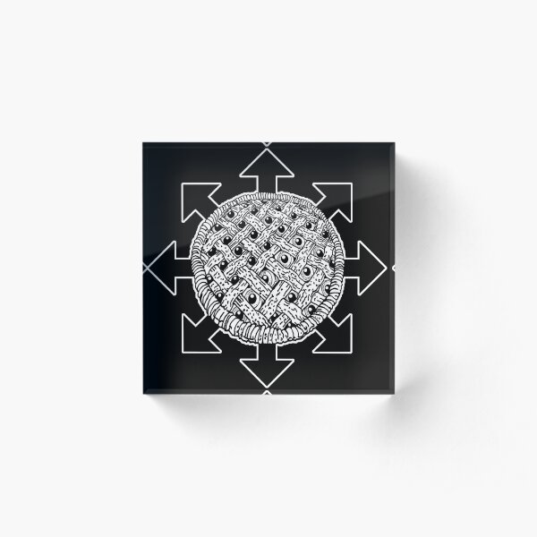 Chaos Pie Acrylic Block