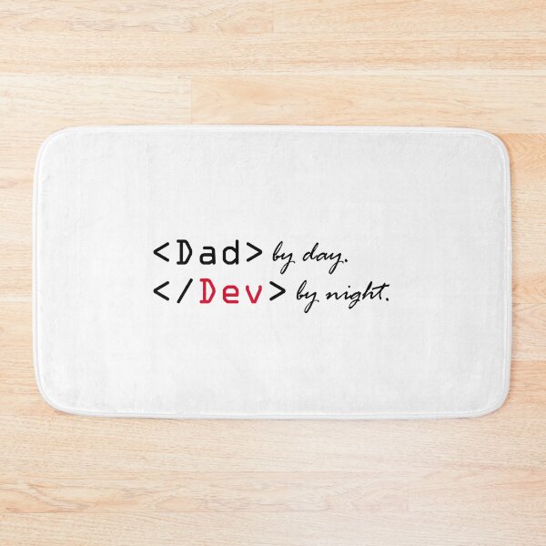 Item preview, Dad by day developer by night designed and sold by HajuRas.