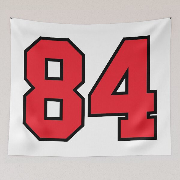 Item preview, 84 Sports Jersey Eighty Four Red Number Black designed and sold by infrontofyou.