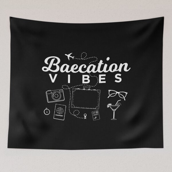 Item preview, Couples Vacation Baecation Vibes print designed and sold by jakehughes2015.