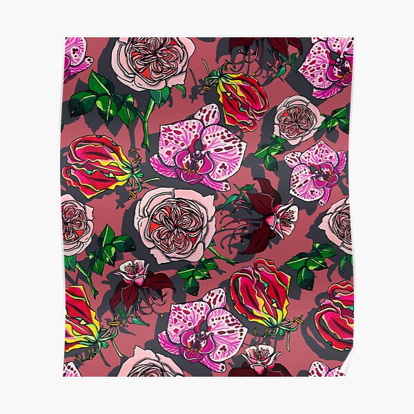 Louis Vuitton Pink Floral Print Silk Blend Rock N' Roses Scarf Louis Vuitton