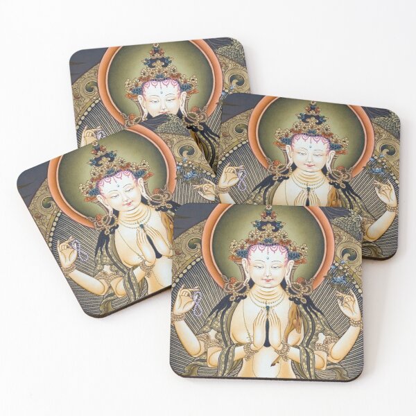 Item preview, Buddhist Thangka Art - 21 designed and sold by TantricBuddha.
