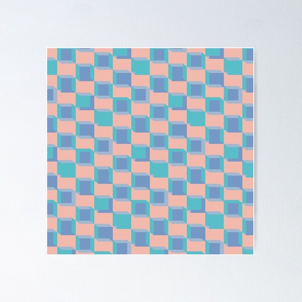 Item preview, Cubist atmosphere - fashion textile design designed and sold by W. Design Art Studio.