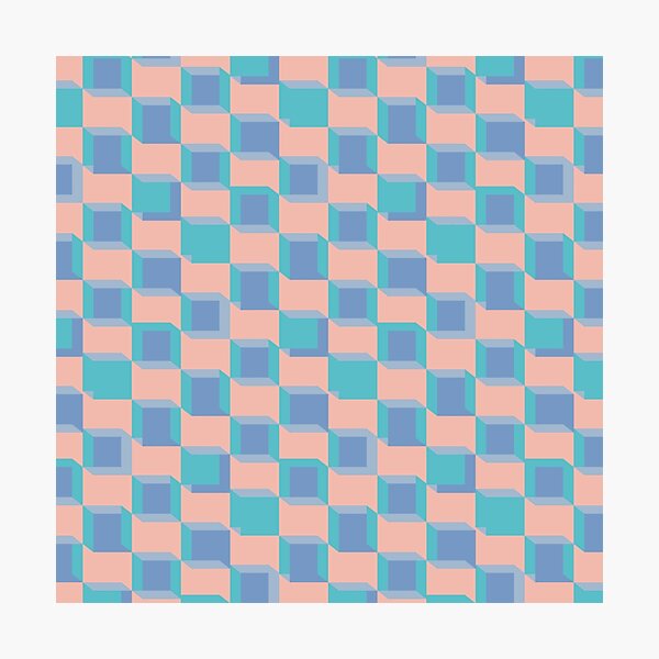 Item preview, Cubist atmosphere - fashion textile design designed and sold by W. Design Art Studio.
