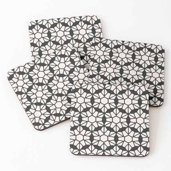 Item preview, Rounded Lace Petal Black and White designed and sold by Fahad  A K.