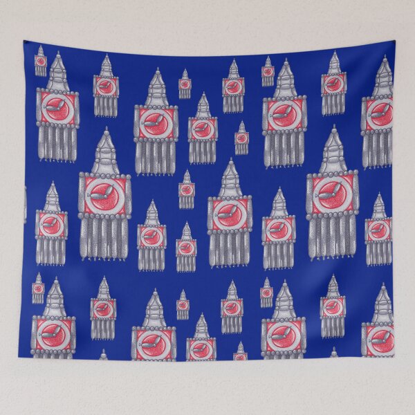 Item preview, Big Ben art balloon twisting grey and red  designed and sold by MitoP.