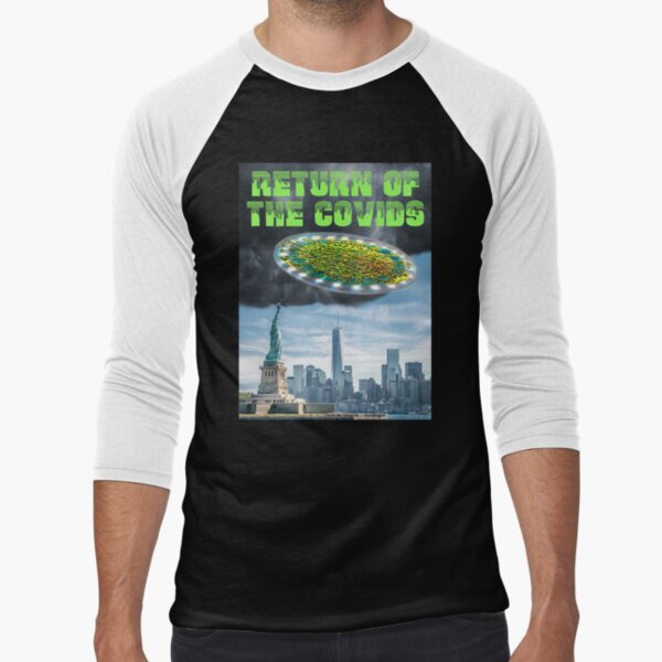 Return of the Covids Baseball ¾ Sleeve T-Shirt