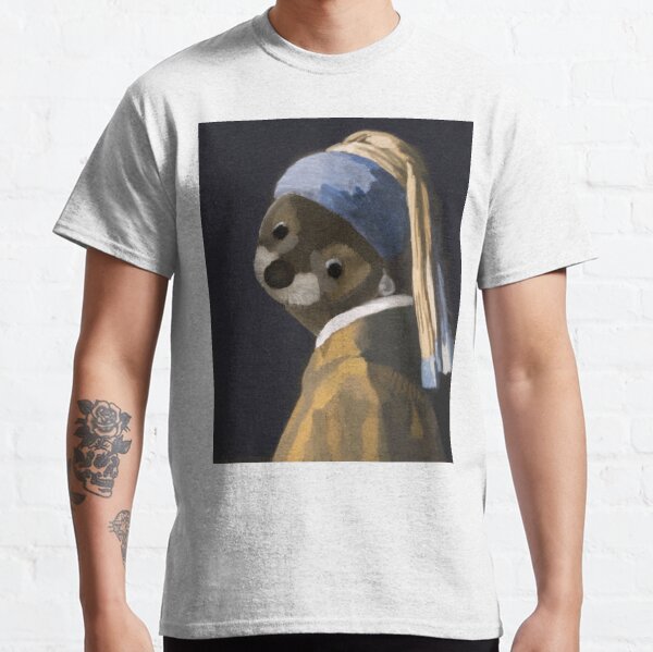 Otter With a Silver Earring Classic T-Shirt