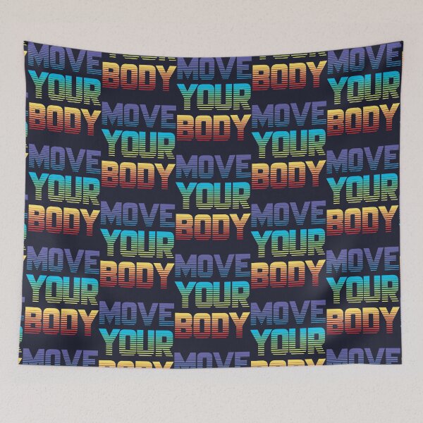 Item preview, Move Your Body Rainbow Gradient designed and sold by grinningskull.