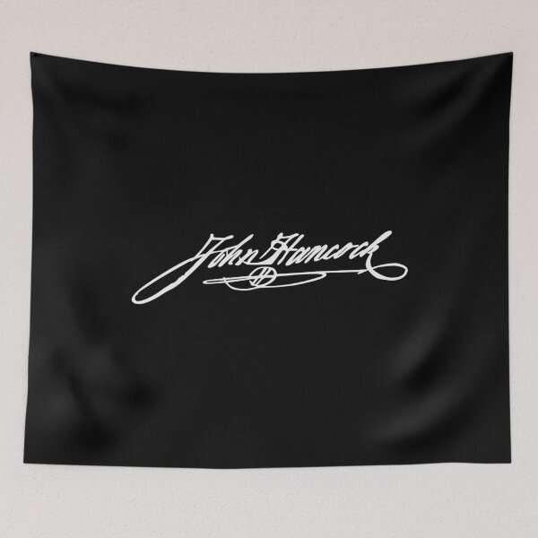 Item preview, John Hancock Declaration of Independence Signature print designed and sold by jakehughes2015.