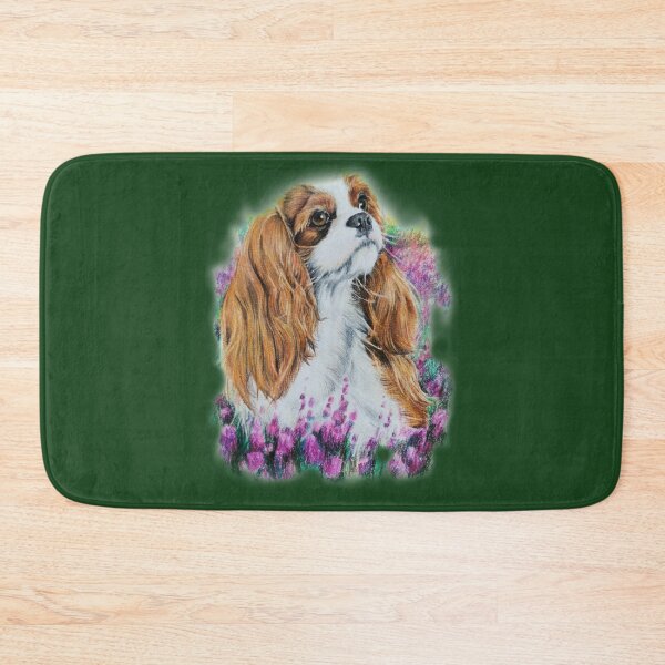 Item preview, Lavender and Beautiful Cavalier King Charles Spaniel designed and sold by HenryMaster.