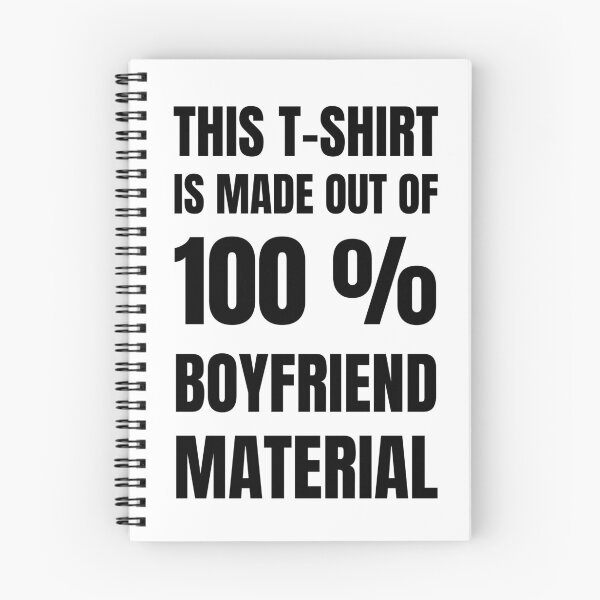 Item preview, This T-Shirt Is Made Out Of 100% Boyfriend Material designed and sold by BadJokesClub.