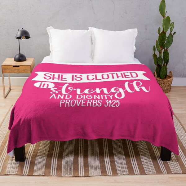 Item preview, She is Clothed in Strength and Dignity designed and sold by ChristianLife.