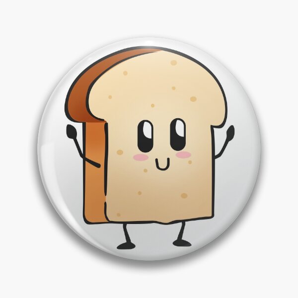 Item preview, Cute Smiling Bread Breakfast designed and sold by BrightLightArts.