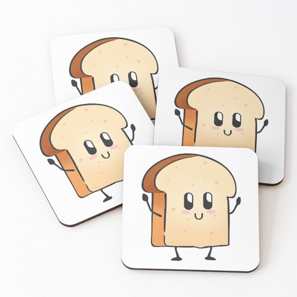 Item preview, Cute Smiling Bread Breakfast designed and sold by BrightLightArts.