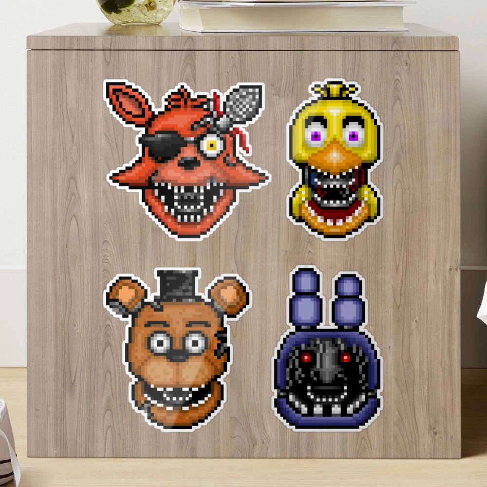 Five Nights at Freddy's - Pixel art - Classics Sticker pack