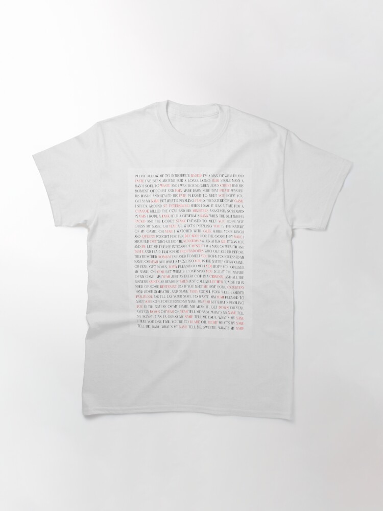 Discover The Rolling Stones – Sympathy for the Devil  T-Shirt