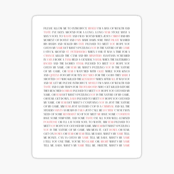 Item preview, The Rolling Stones – Sympathy for the Devil designed and sold by redprime.