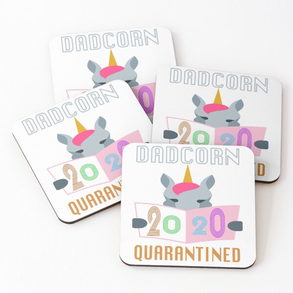 Item preview, Unicorn Papa in quarantine! Father's Day in quarantine designed and sold by Bola06.