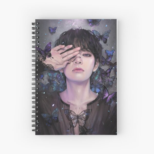 V- Butterfly Spiral Notebook