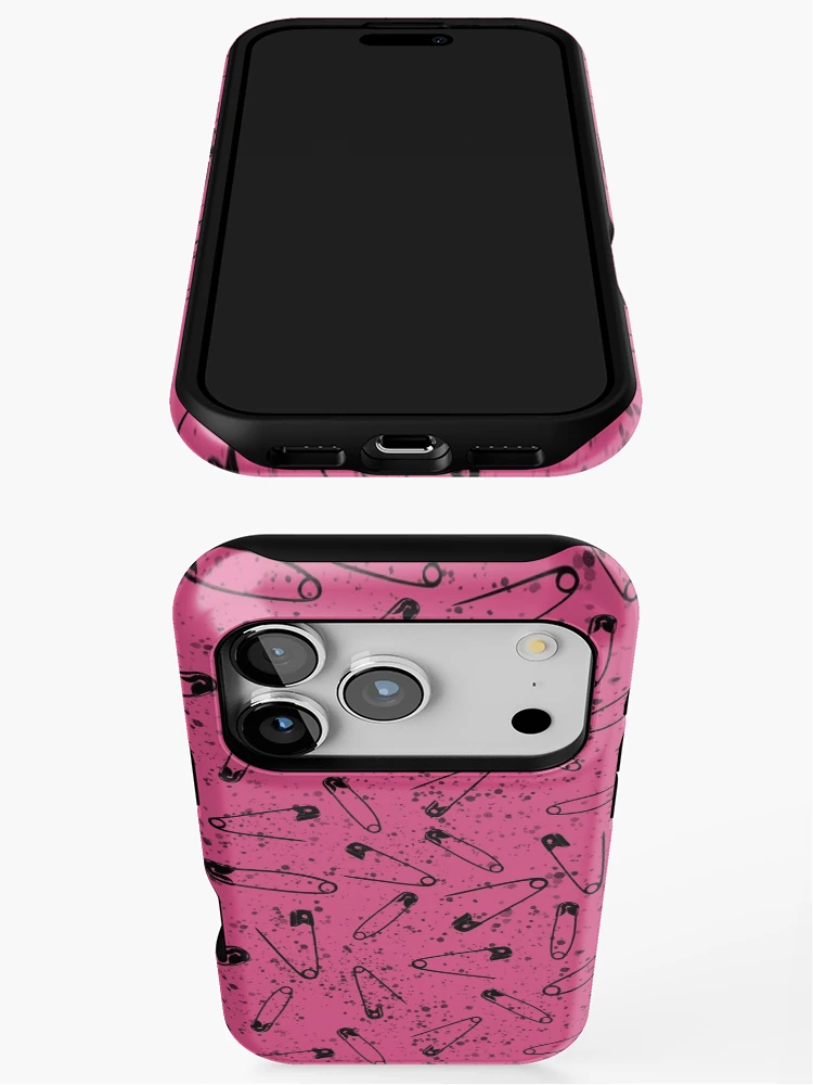 Thumbnail 3 of 4, iPhone Case, Pink punk designed and sold by pixiepatterns.