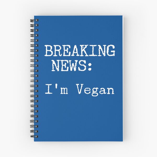 Item preview, Breaking News: I'm Vegan, Vegan, New Vegan Gift, Vegan Lifestyle designed and sold by HomeConscious.