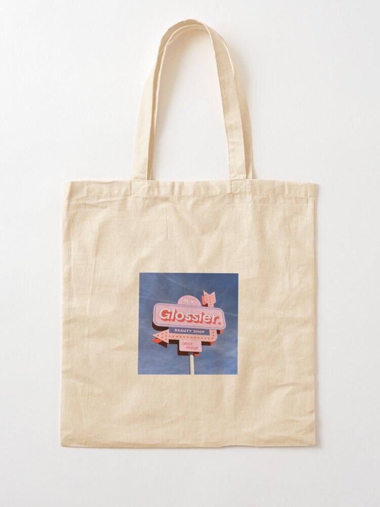 glossier tote bag