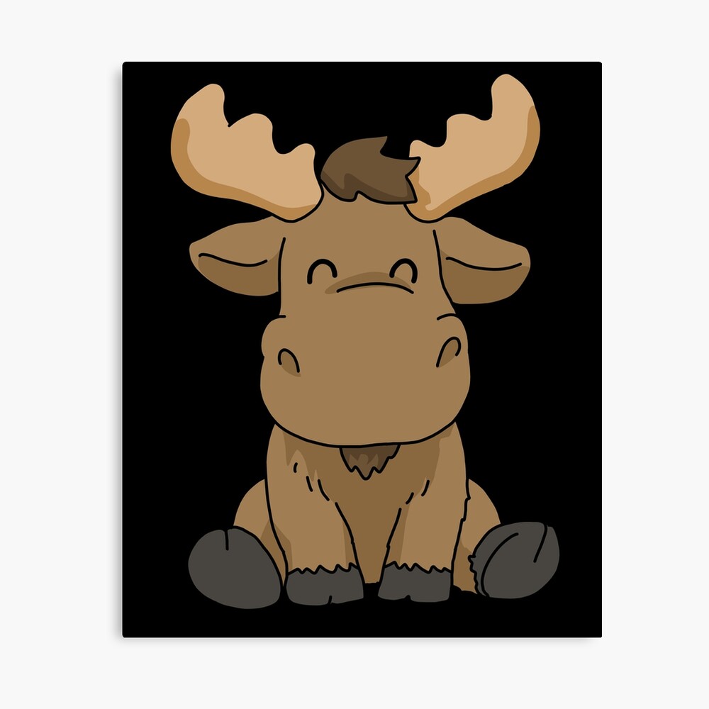 Baby Moose Shirt Women Moose Gift Men Moose Shirt Kids Moose Canvas Print By Dswshirts Redbubble