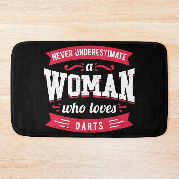 Item preview, Never Underestimate a Woman Who Loves Darts designed and sold by Orange Pieces.